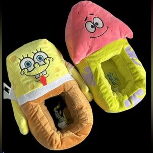 SpongeBob & Patrick slippers Size SM. NWOT